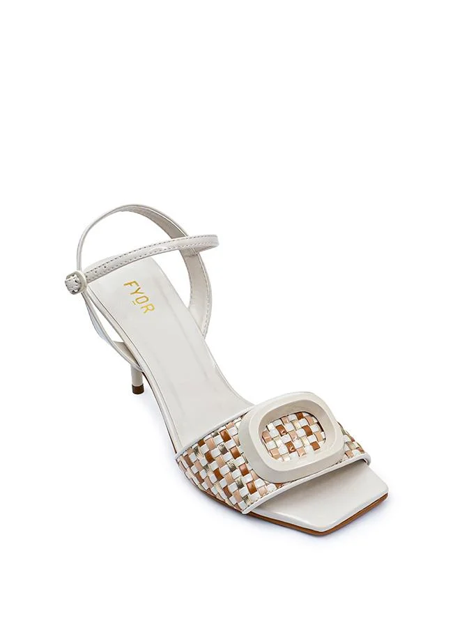 FYOR Metallic High Heel Mule Sandal BWR 073